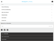 Tablet Screenshot of primawhite.com